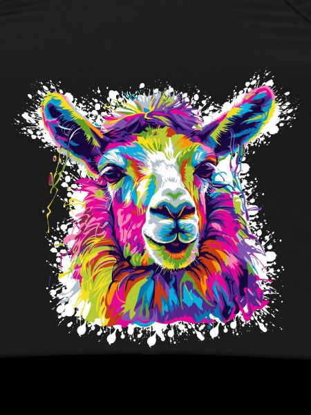 Llama Neon Pop Art