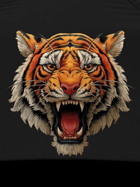 Tiger Head Roaring