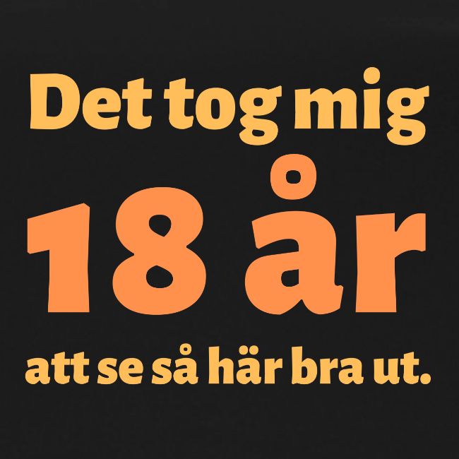 Det tog mig 18 år att se så här bra ut