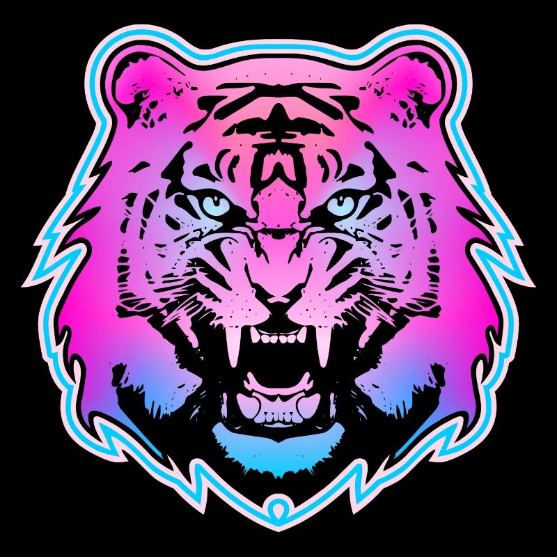 Colorful tiger - 1