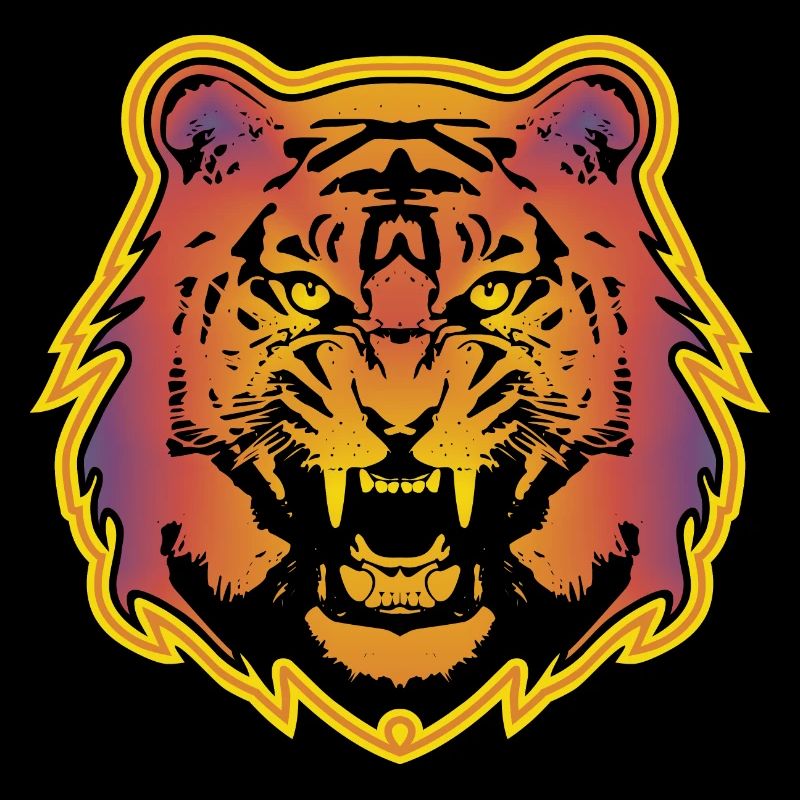 Colorful tiger - 2