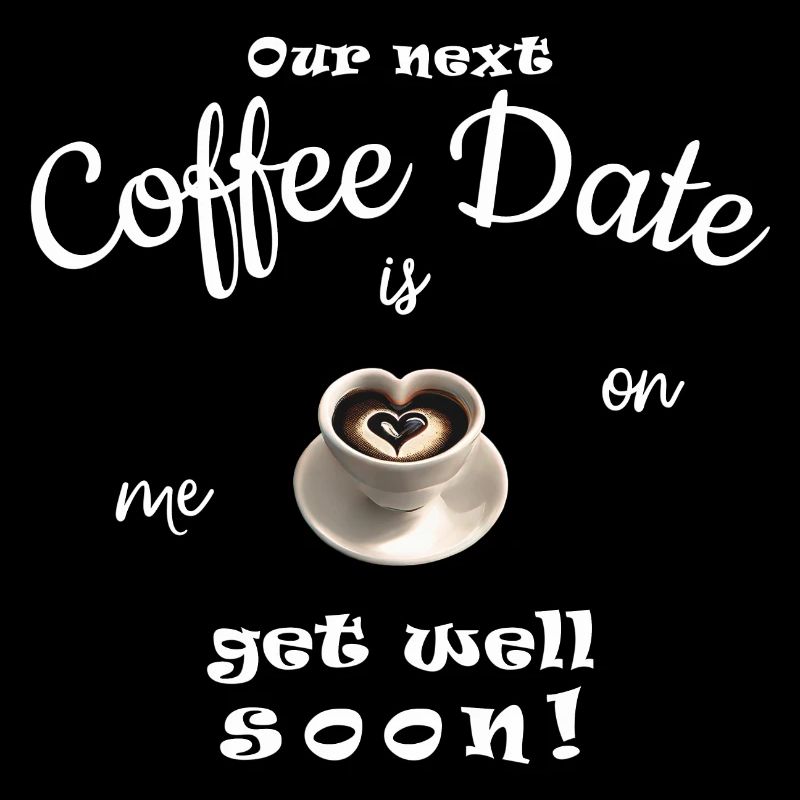 Gute Besserung, der nächste Kaffee geht auf mich