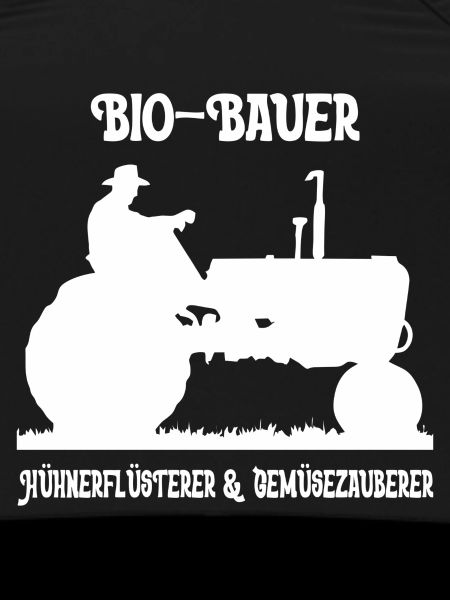 Bio Bauer Traktor Silhouette