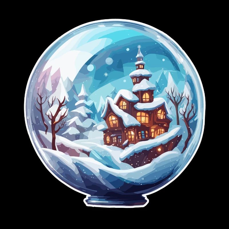 Snow Globe / Winter Magic / Snow / Souvenir