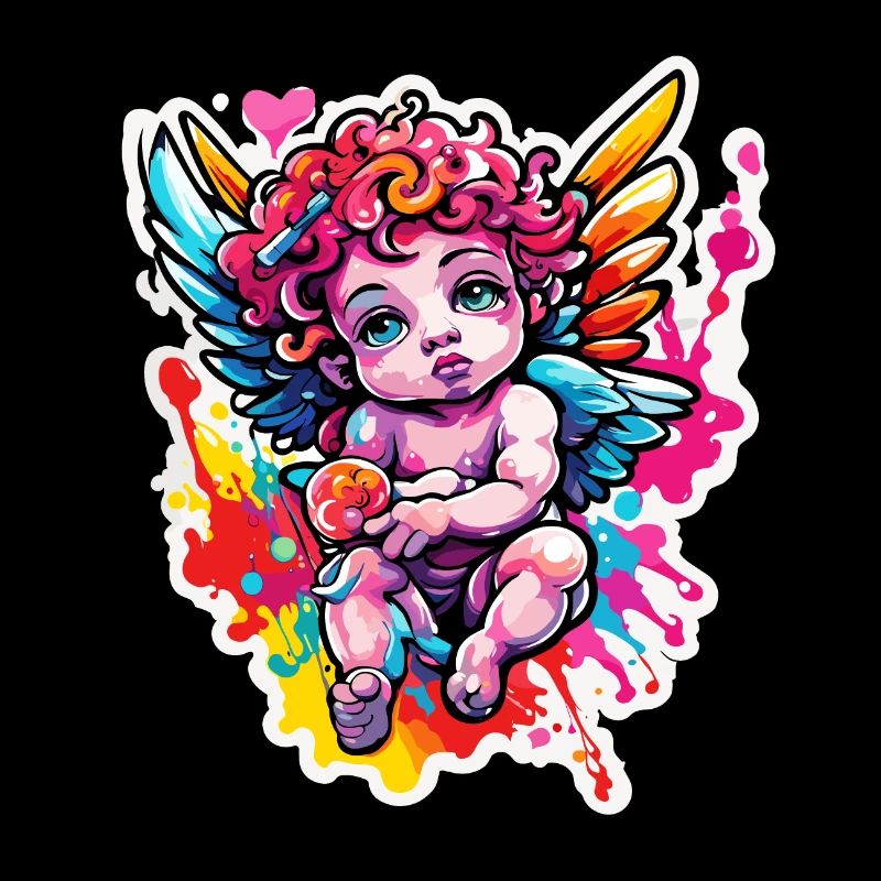 Cupidon / Amour / Flèche / Coeur / Saint Valentin