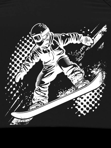 Snowboarder Drawing