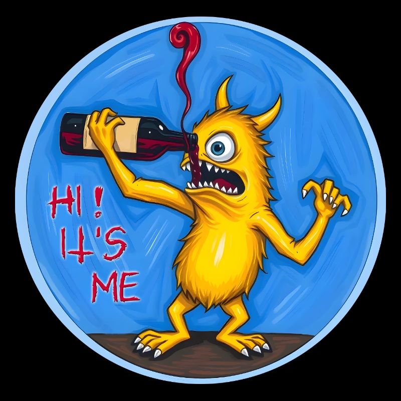 Monstre à boire jaune n° 7