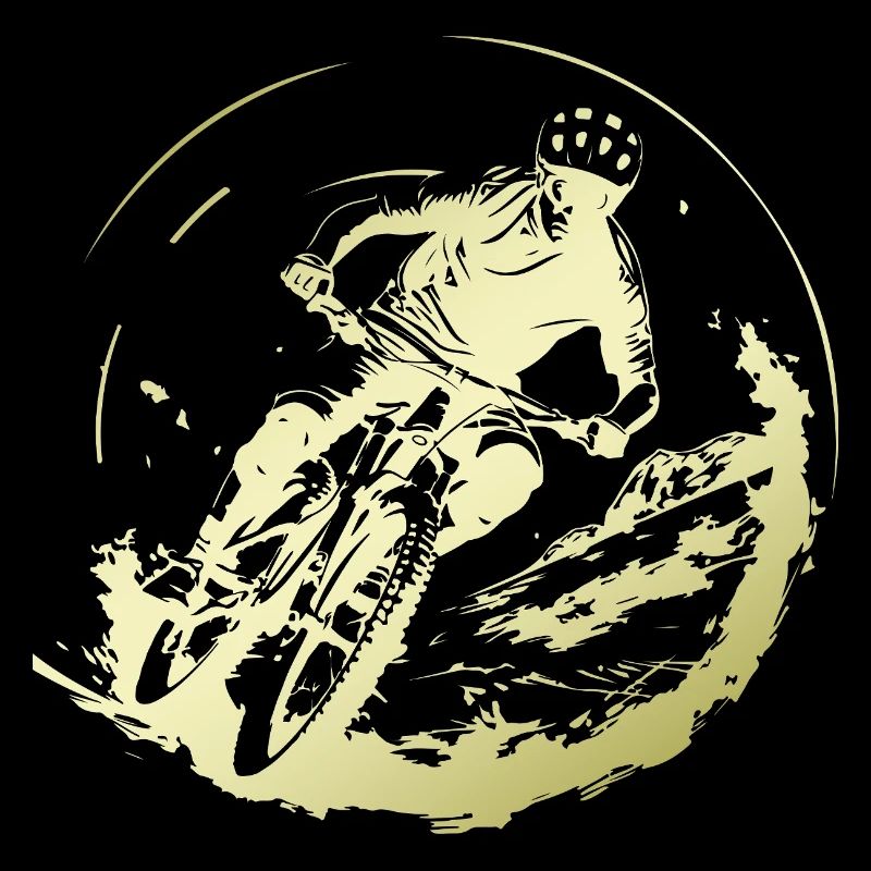 Vélo de montagne Silhouette de vélo