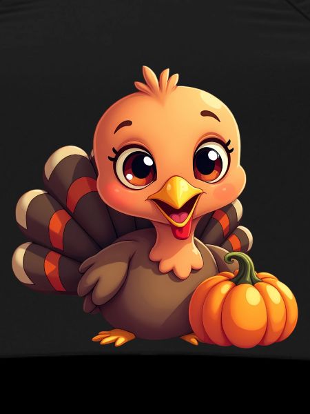 Bébé dinde de Thanksgiving