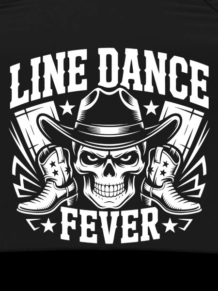 Line Dance Fever Skull