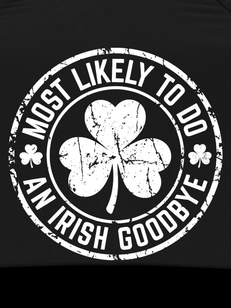 Irish Goodbye Stamp Humor