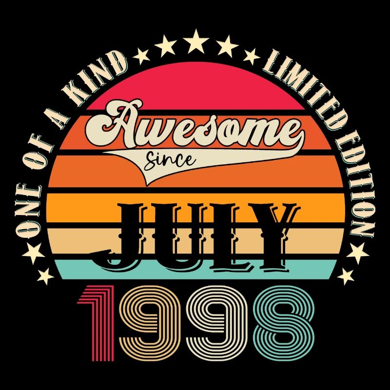 Awesome since August 1998 24. Geburtstag Geschenk