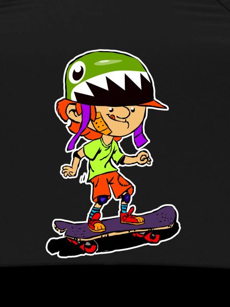 Sharkhelm Skateboy