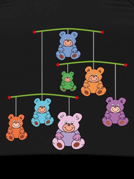 Mobilé with teddy bears