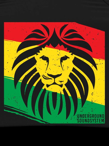 Lion in Rasta style