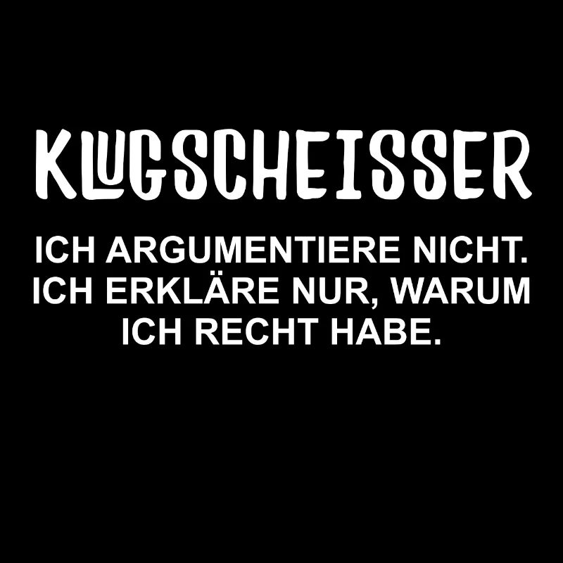 Klugscheisser Klug Schlau Genie Lustig Geschenk