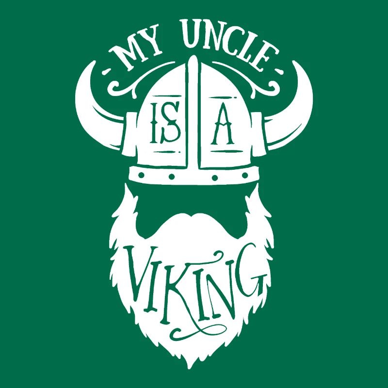 Wikinger Onkel Bart Vollbart Nichte Neffe Geschenk