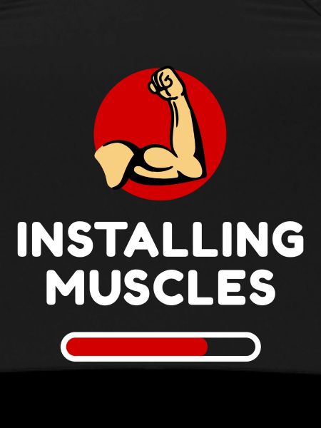 Muscles Tonification Funny Statement Fun