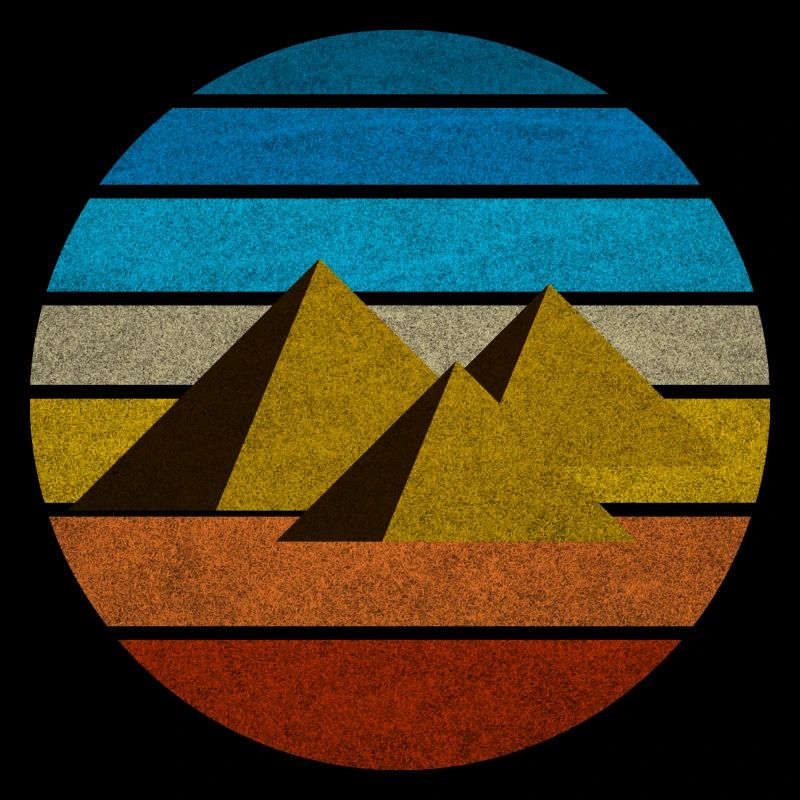 Egypte pyramide rétro idée cadeau vintage Le Caire