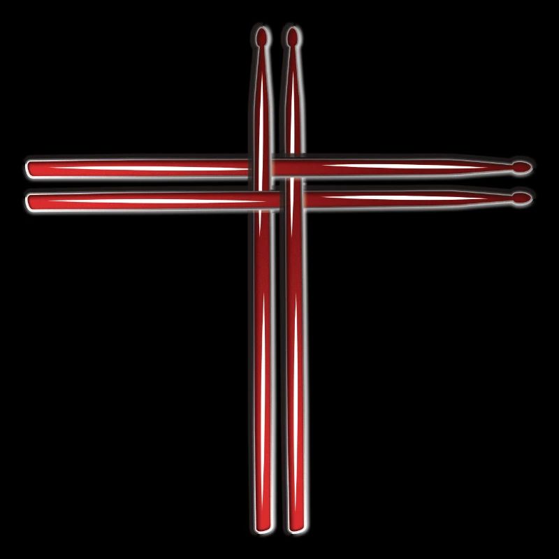 Drum sticks drummer drummer cross