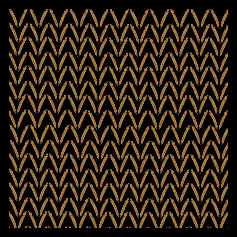 Rye ears of corn pattern, plants