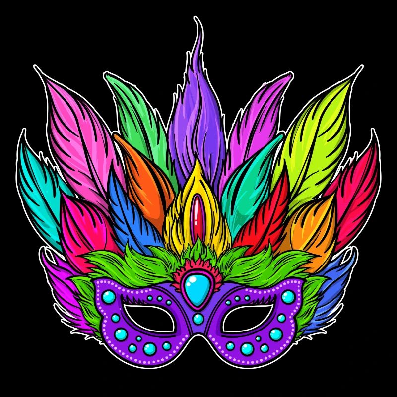 Masken Karneval Fasching