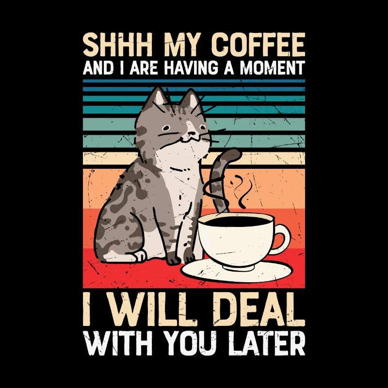 Mon café et moi avons un moment