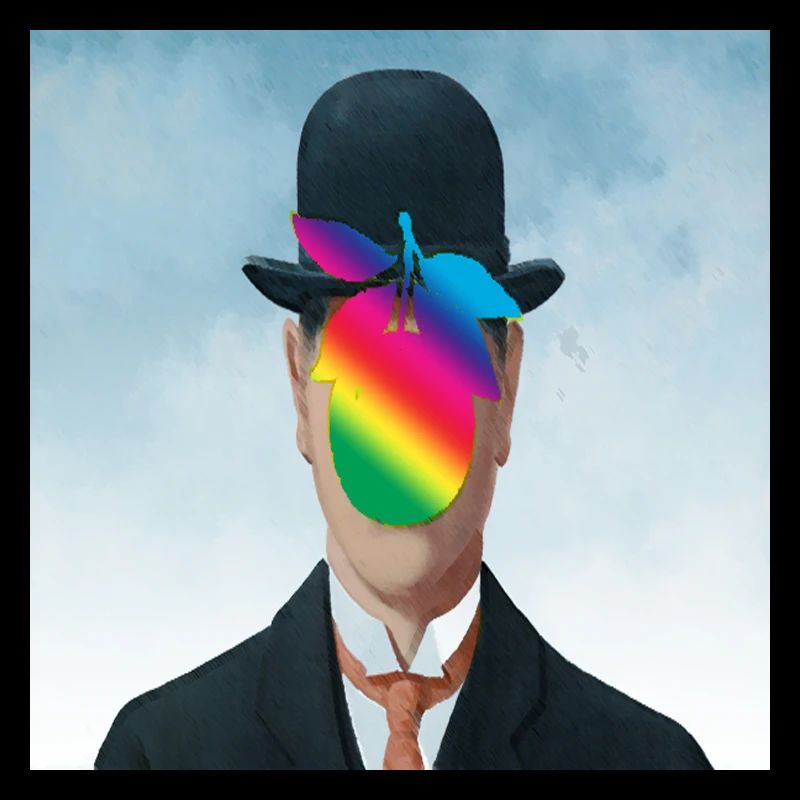 Rainbow Apple-Man