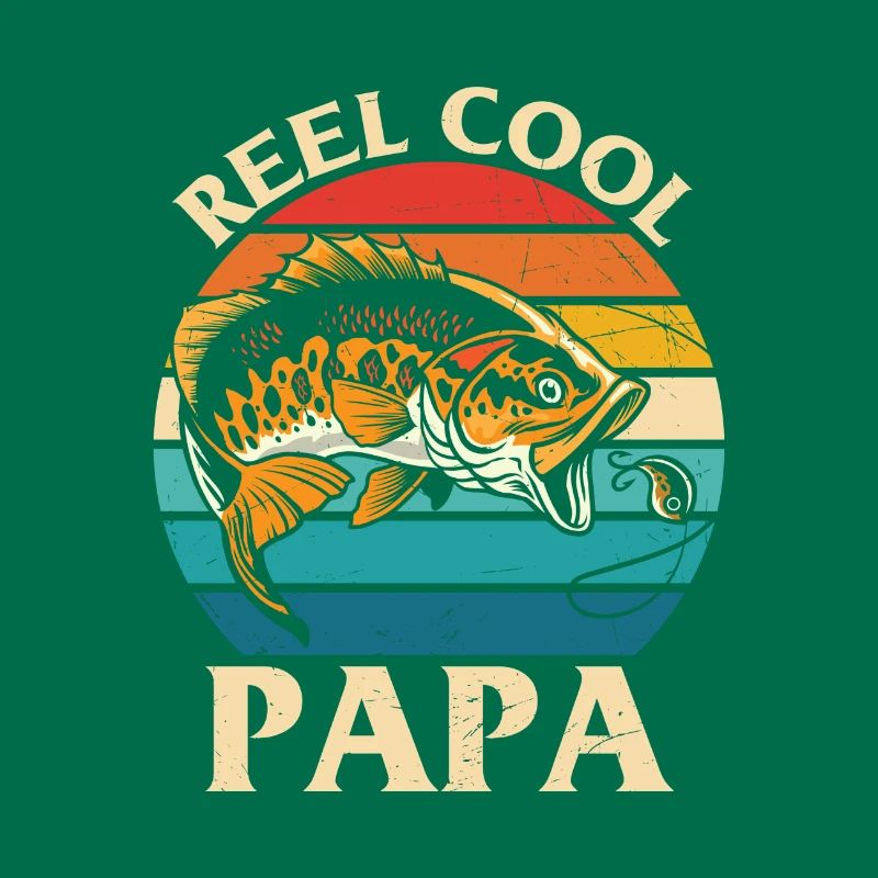 Citation de pêche Moulinet Cool Papa Conception de pêche