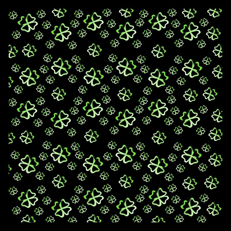 St Patrick´s Day, Kleeblätter Muster