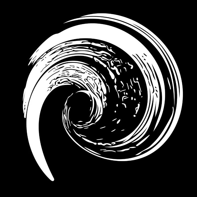 Formation de tourbillon de vague torsadée