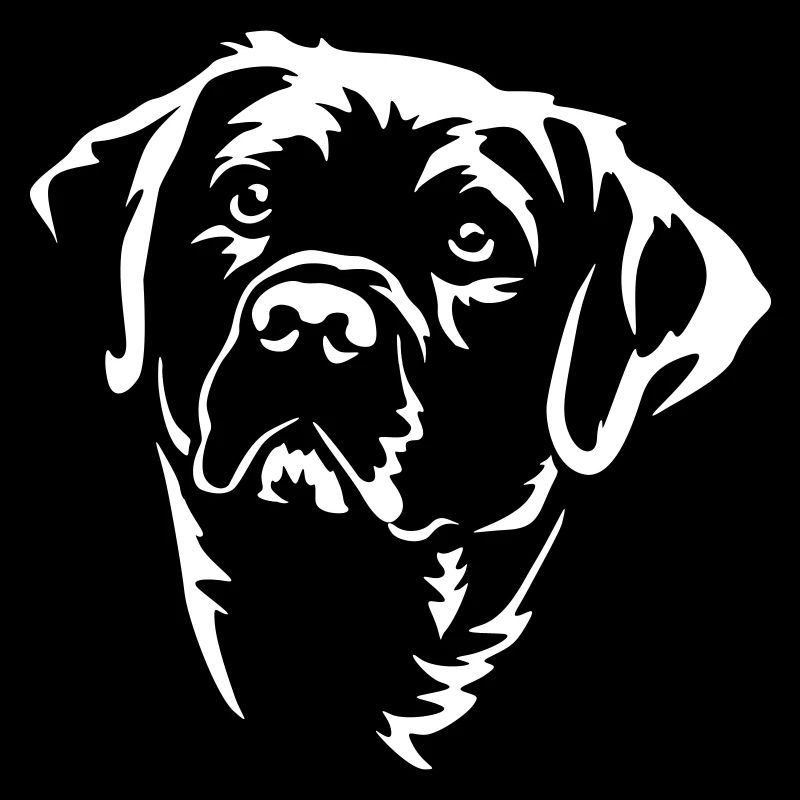 Labrador Kopf "Black Edition"