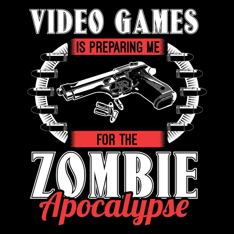 Zombie Apocalypse Weapons Horror Gift Idea