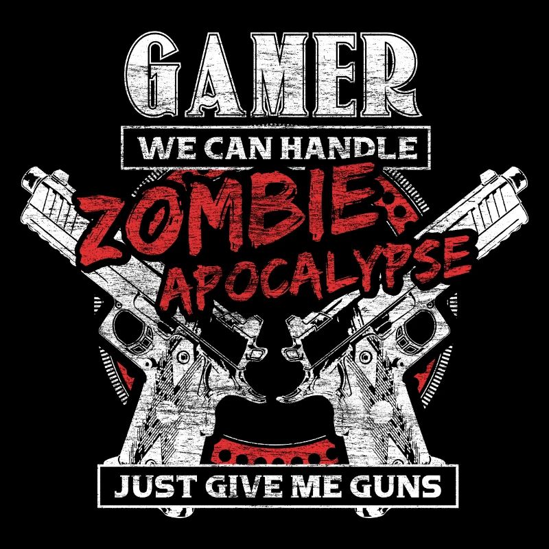 Zombie Apokalypse Gamer Monster
