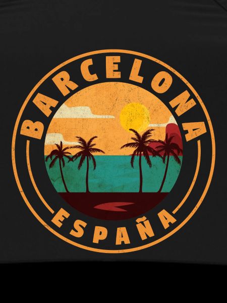 Barcelona Espana Beach Retro