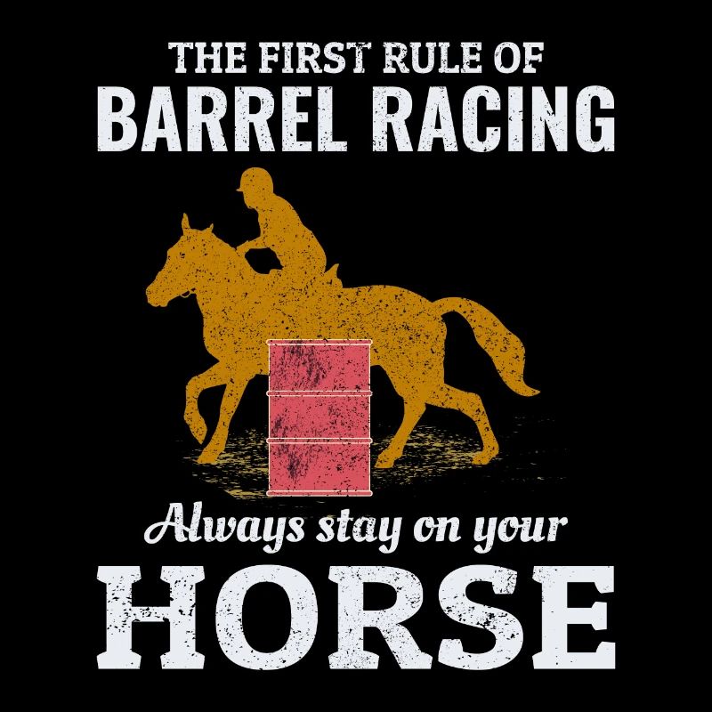 Barrel Racer Rodeo Racing Course d’équitation Course