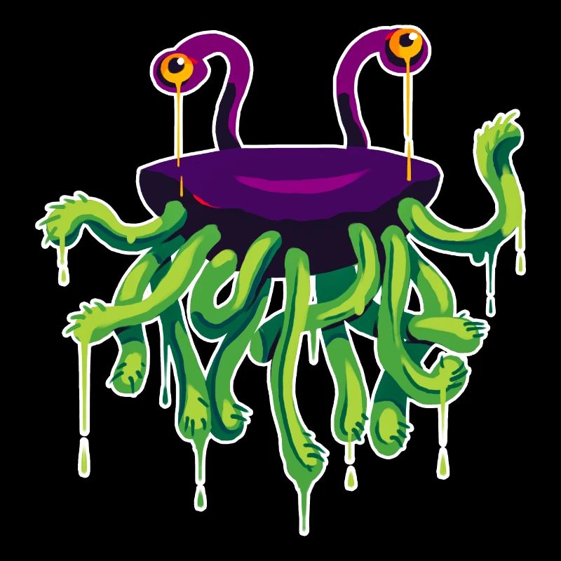 A Beautiful and Fun Flumph Octopus Design