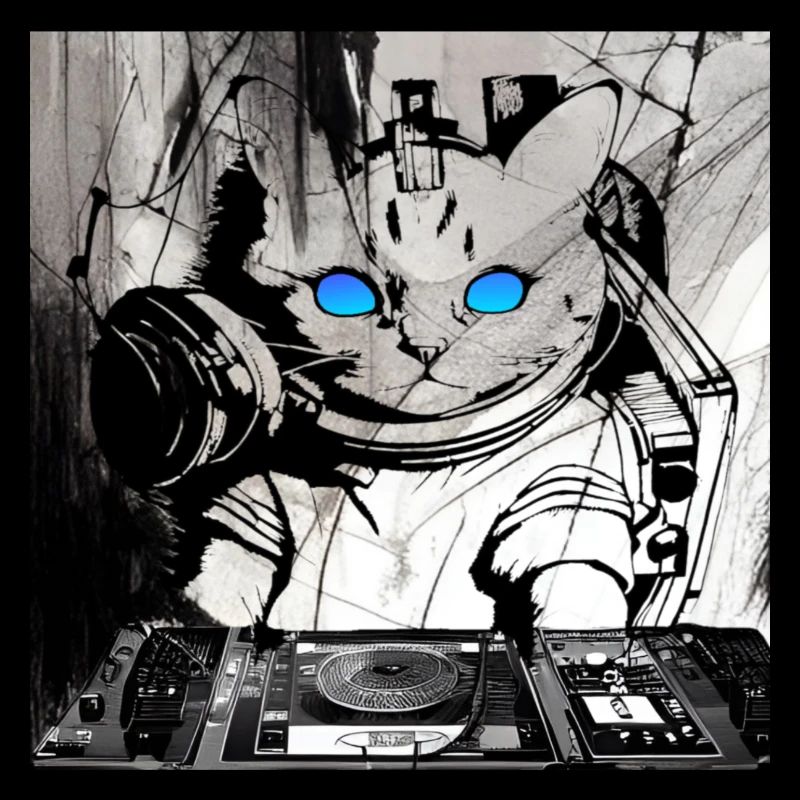 Katzen DJ Artwork
