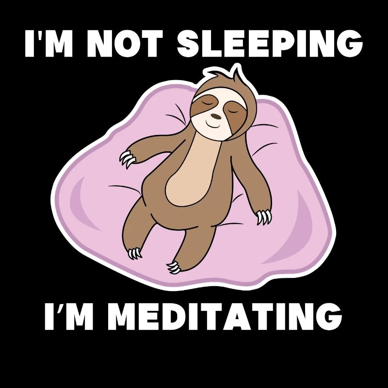 Jungle Sleeping Sloth Déclaration Chilling Animal