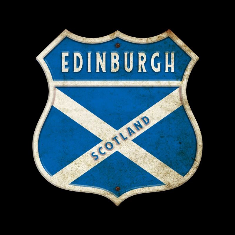 Drapeaux d'Édimbourg Écosse