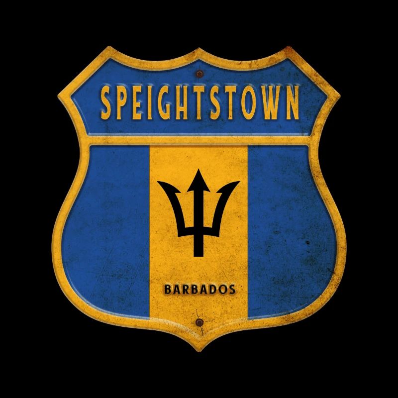Drapeaux de Speightstown Barbade