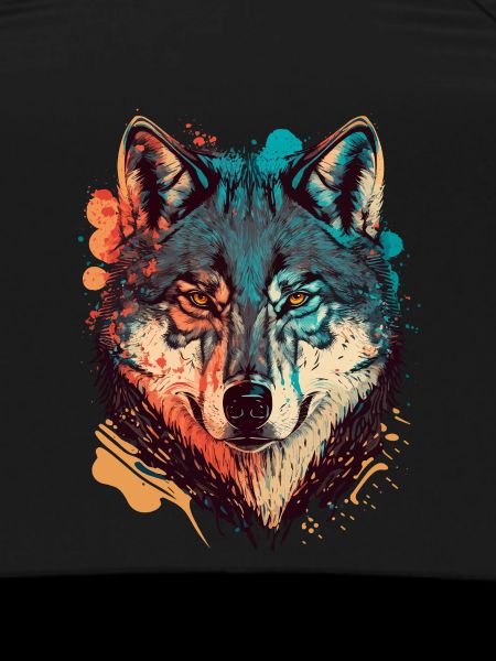 Dessin tendance d’un loup
