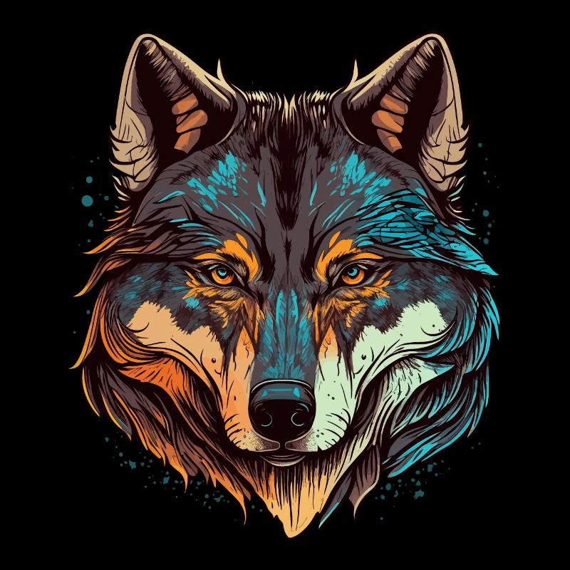 A Wolf Artwork for all Animal Lovers