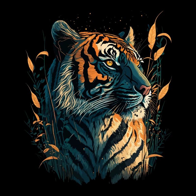 Tiger in High Gras