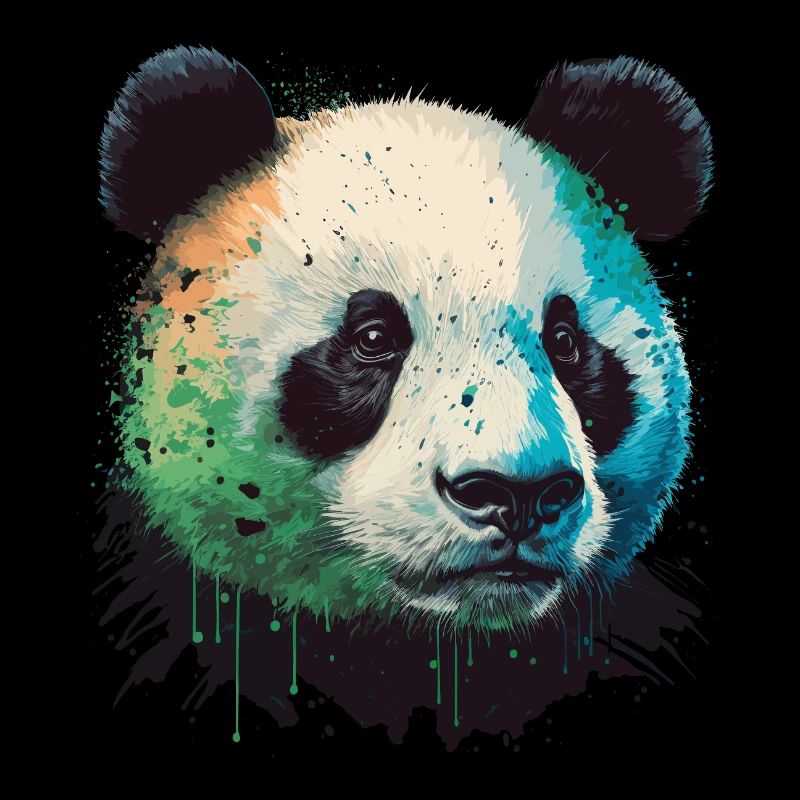 Visage de Panda