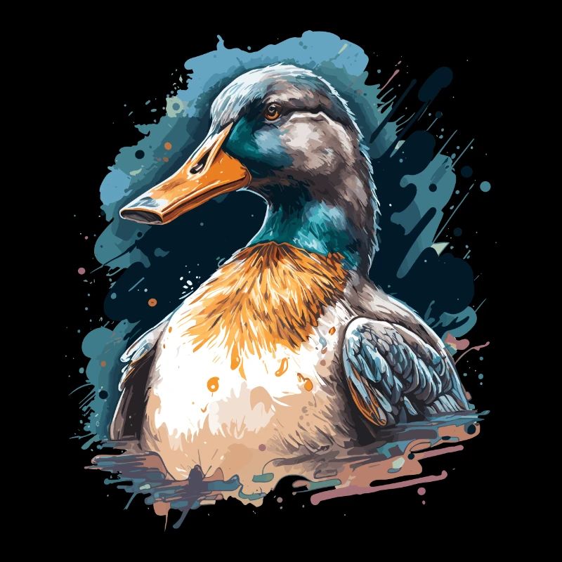 Aquarelle Canard