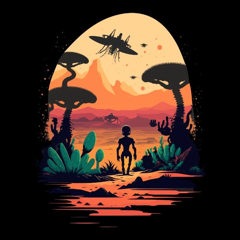 Alien in Alien World