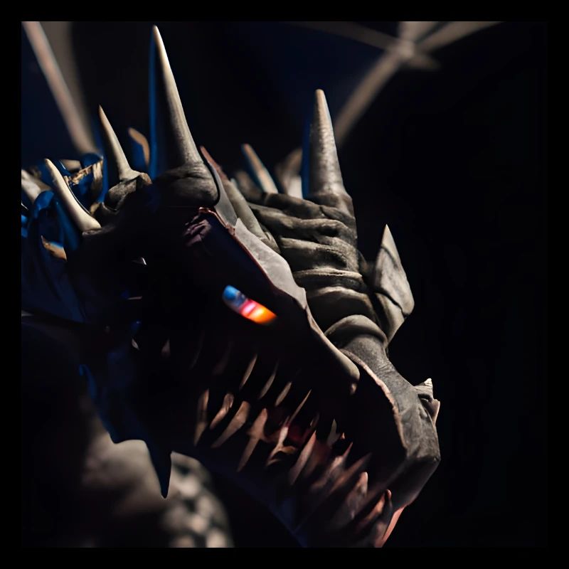 Dragon aux yeux de feu