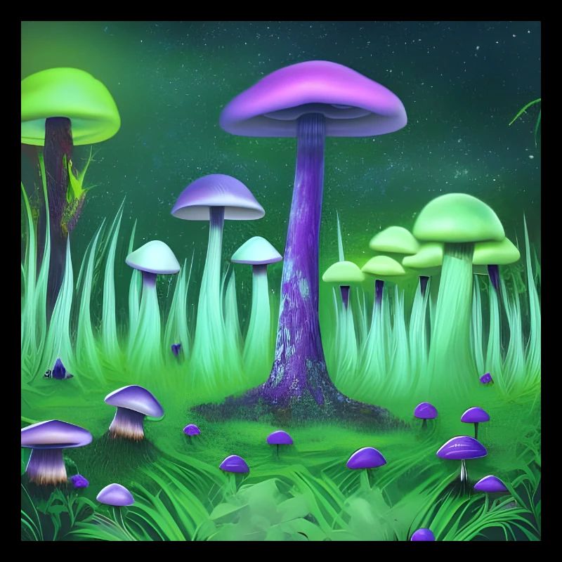 Forêt de champignons magiques