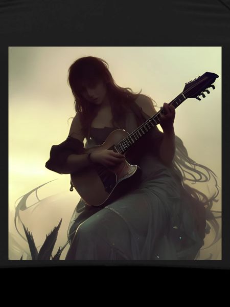 Ancient guitarist photo